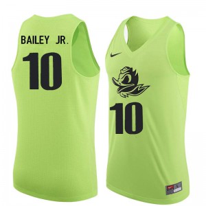 Men Victor Bailey Jr. Electric Green UO #10 Basketball High School Jersey
