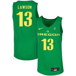 Mens Chandler Lawson Green Oregon Ducks #13 Basketball Alumni Jerseys