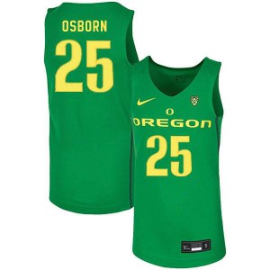 Men Luke Osborn Green Oregon Ducks #25 Basketball Alumni Jersey