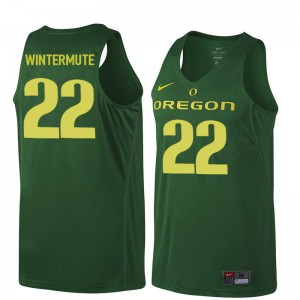 Men's Slim Wintermute Dark Green UO #22 Basketball Stitch Jersey