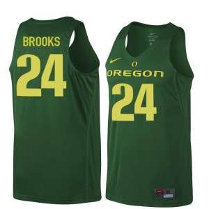 Mens Dillon Brooks Dark Green University of Oregon #24 Basketball Stitched Jerseys