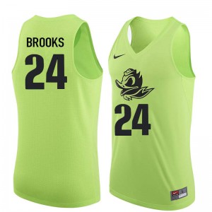 Men Dillon Brooks Electric Green University of Oregon #24 Basketball Alumni Jerseys