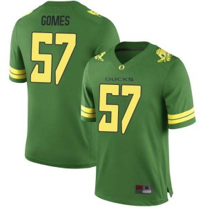 Men's Ben Gomes Green UO #57 Football Replica Embroidery Jerseys