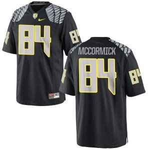 Men's Cam McCormick Black Oregon #84 Football Game Embroidery Jerseys