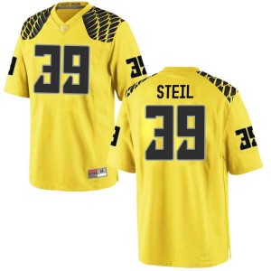 Men Jack Steil Gold UO #39 Football Game Embroidery Jerseys