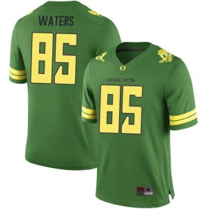 Mens Jaron Waters Green Oregon #85 Football Replica Football Jerseys
