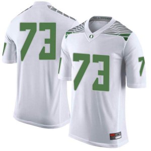 Mens Justin Johnson White UO #73 Football Limited Official Jerseys