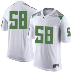Men's Penei Sewell White Oregon #58 Football Limited College Jersey
