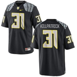 Mens Sean Killpatrick Black Oregon Ducks #31 Football Game Embroidery Jersey