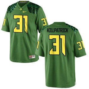 Men's Sean Killpatrick Apple Green University of Oregon #31 Football Game Alternate Stitched Jerseys