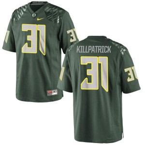 Mens Sean Killpatrick Green Oregon Ducks #31 Football Limited Embroidery Jerseys