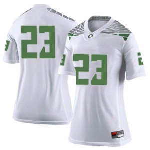 Womens Jack Vecchi White UO #23 Football Limited Embroidery Jersey