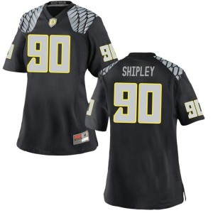 Women's Jake Shipley Black Ducks #90 Football Replica Football Jersey