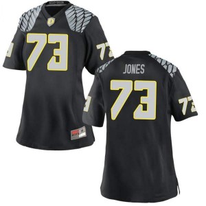 Women's Jayson Jones Black Ducks #73 Football Game Stitched Jersey