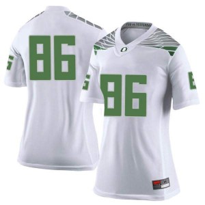 Women Lance Wilhoite White UO #86 Football Limited Official Jersey