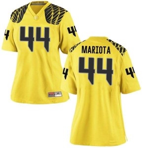 Women's Matt Mariota Gold UO #44 Football Game Embroidery Jersey
