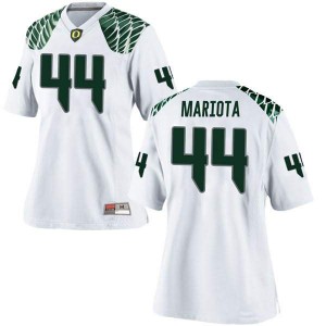 Women's Matt Mariota White Oregon #44 Football Game Stitched Jerseys