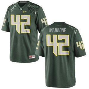 Youth Blake Maimone Green Ducks #42 Football Limited College Jersey