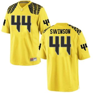 Youth Bradyn Swinson Gold Oregon #44 Football Replica Player Jersey