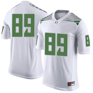 Youth DJ Johnson White University of Oregon #89 Football Limited Official Jersey