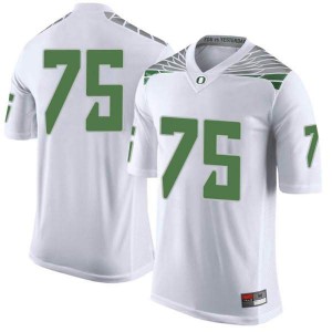 Youth Faaope Laloulu White UO #75 Football Limited Player Jersey