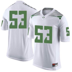 Youth Jaylen Smith White UO #53 Football Limited High School Jersey