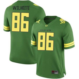 Youth Lance Wilhoite Green Ducks #86 Football Replica High School Jersey