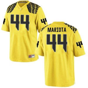Youth Matt Mariota Gold University of Oregon #44 Football Replica Embroidery Jerseys