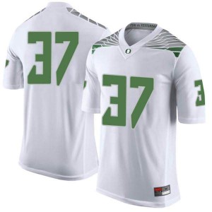 Youth Max Wysocki White UO #37 Football Limited Official Jersey
