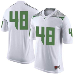 Youth Treven Ma'ae White Ducks #48 Football Limited Stitch Jerseys