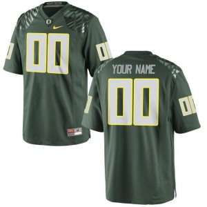 Youth Customized Green Ducks #00 Football Official Jersey